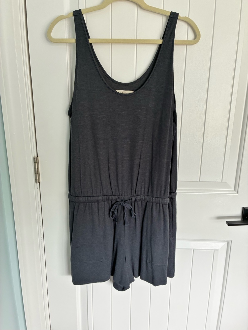 Lou & Grey Charcoal Sleeveless Romper